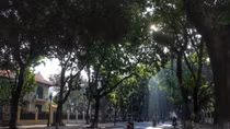Cuối tuần, thủ đô Hà Nội ngày nắng, mưa rào về đêm
