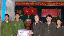 Kiểm tra công tác đảm bảo ANTT lực lượng Công an cơ sở tại Hà Nam
