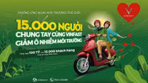 VinFast tặng 100 tỷ đồng cho 15.000 khách hàng chung tay giảm ô nhiễm môi trường