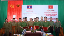 Hội đàm giữa Công an 03 huyện của tỉnh Quảng Bình với An ninh huyện Bualapha, tỉnh Khăm Muộn (Lào) 