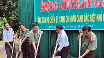 Hỗ trợ xây 4 căn nhà tình nghĩa cho CBCS Công an Phú Yên và Bình Định