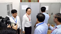 Trước giờ G, Bộ trưởng Phùng Xuân Nhạ kiểm tra một số điểm thi 