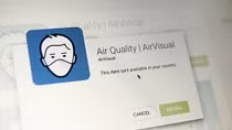 Ứng dụng AirVisual biến mất khỏi kho phần mềm của iOS lẫn Android
