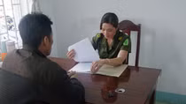 Công an viên nhiệt huyết với công việc