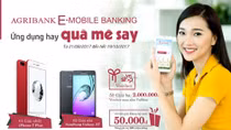 Trúng iPhone 7 Plus với Agribank E-Mobile Banking “Ứng dụng hay – Quà mê say”
