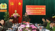 Thứ trưởng Nguyễn Văn Thành thăm, làm việc tại Công an Bắc Kạn
