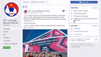 Lật tẩy chiêu lừa đảo tặng vé bán kết AFF Cup 2018 trên Facebook