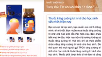 Phụ huynh rối trí trước "ma trận" thuốc bổ não cho con