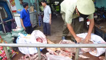 Kho đông lạnh chứa gần 800kg thịt động vật bẩn