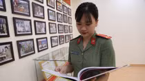 Nữ Trung úy trẻ có duyên với nhiều giải thưởng cuộc thi Tiếng Anh
