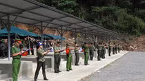 Công an Sơn La sôi nổi Hội thi bắn súng, võ thuật