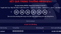 Một người trúng giải độc đắc xổ số hơn 41,2 tỷ đồng