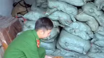Xe tải vận chuyển hơn 1300 kg lá thuốc lá lậu