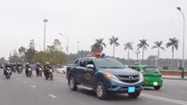 Phòng cảnh sát cơ động Nghệ An ra quân truy quét tội phạm