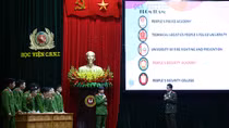 Sôi nổi cuộc thi "Hùng biện tiếng Anh" các trường CAND