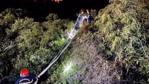 Hơn một ngày chữa cháy khu rừng keo tại Huế
