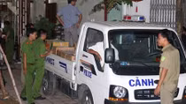Khám xét, thu giữ nhiều tài liệu tại trụ sở doanh nghiệp chuyên cung cấp cát, sỏi ở Huế 