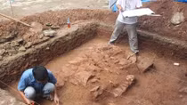 Mở rộng nghiên cứu khu vực nghi có dấu tích lăng mộ vua Quang Trung
