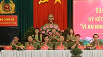Cụm thi đua số 5 ký kết giao ước thi đua Vì ANTQ năm 2019