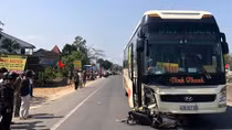 Bắt tài xế xe khách tông chết 2 cha con trên QL1