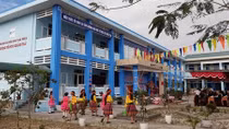 Bàn giao công trình trường học phòng tránh thiên tai 
