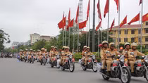 Công an TP Huế ra quân đảm bảo ANTT Festival Huế 2018