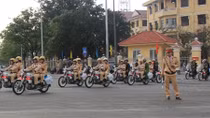Công an các tỉnh, thành phố ra quân đảm bảo trật tự ATGT Tết Nguyên đán Kỷ Hợi
