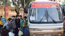 Nhiều trường Đại học ở Huế hỗ trợ xe miễn phí đưa SV về quê đón Tết