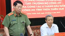 Thứ trưởng Bùi Văn Nam kiểm tra công tác tại Công an tỉnh Thừa Thiên - Huế
