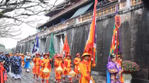 Độc đáo nghi lễ dựng nêu ngày Tết trong Đại Nội Huế