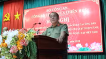 Tuyên truyền pháp luật xuất, nhập cảnh cho Công an xã, phường 