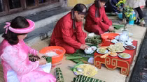 Ấn tượng với không gian tết Xưa trong Hoàng cung Huế