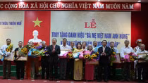 Truy tặng danh hiệu Bà mẹ Việt Nam anh hùng cho 108 mẹ