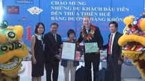 Thừa Thiên- Huế đón đoàn khách quốc tế đầu tiên ‘xông đất’
