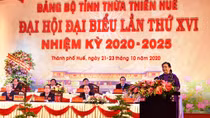 Khai mạc trọng thể Đại hội Đảng bộ tỉnh Thừa Thiên Huế nhiệm kỳ 2020 - 2025