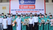 Thầy thuốc Bệnh viện Trung ương Huế đến Bắc Giang hỗ trợ chống dịch