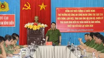 Thứ trưởng Lê Quốc Hùng kiểm tra công tác tại Trại giam Bình Điền