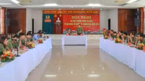 Cụm thi đua số 5: Sơ kết giao ước thi đua Vì ANTQ