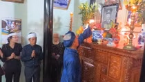Người dân quê nhà bùi ngùi viếng Đại tướng Lê Đức Anh