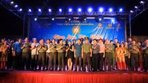 Đêm giao lưu, tặng quà ấm tình quân dân Học viện ANND