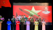 Học viên An ninh trải nghiệm sân khấu hóa 6 điều Bác Hồ dạy CAND