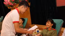 Ngày hội hiến máu Học viện An ninh nhân dân