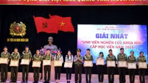 Học viện ANND trao giải cuộc thi “Sinh viên nghiên cứu khoa học”