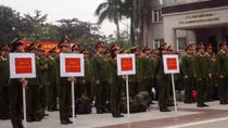 Tăng cường 500 học viên CSND bảo vệ Tết Nguyên đán