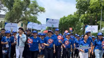 Nghìn người đi bộ hưởng ứng Ngày Thế giới không hút thuốc lá