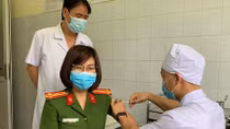 BV Y học cổ truyền Bộ Công an triển khai tiêm 650 liều vaccine phòng COVID-19