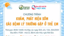 BV Việt Đức khám miễn phí trẻ em nhằm phát hiện sớm các bệnh lý thường gặp 