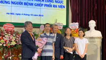 Bệnh nhân ghép phổi ở Bệnh viện Việt Đức xuất viện