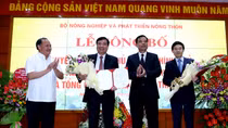 Ra mắt Tổng cục Phòng chống thiên tai và Tổng cục Thủy lợi