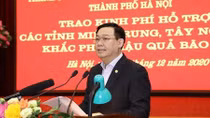 Hà Nội trao 91 tỷ đồng hỗ trợ đồng bào khắc phục thiệt hại do mưa lũ